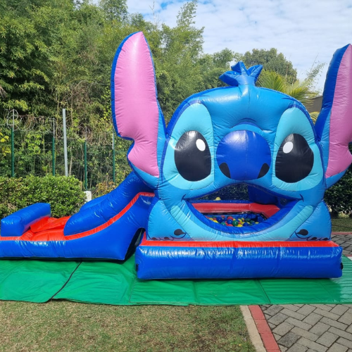 Piscina C/ Escorregador Stitch