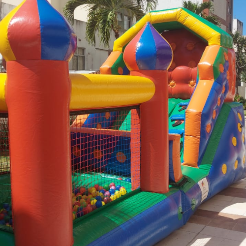Mini Tobogã com Bolinhas